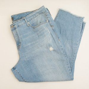 Torrid Cropped Boyfriend Vintage Stretch Jeans